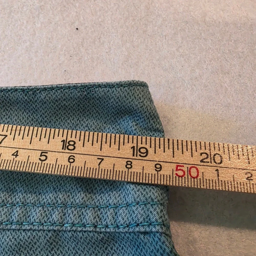 Billabong Originals Board Shorts Mens 36 Teal Blue Yellow Striped M122EADS